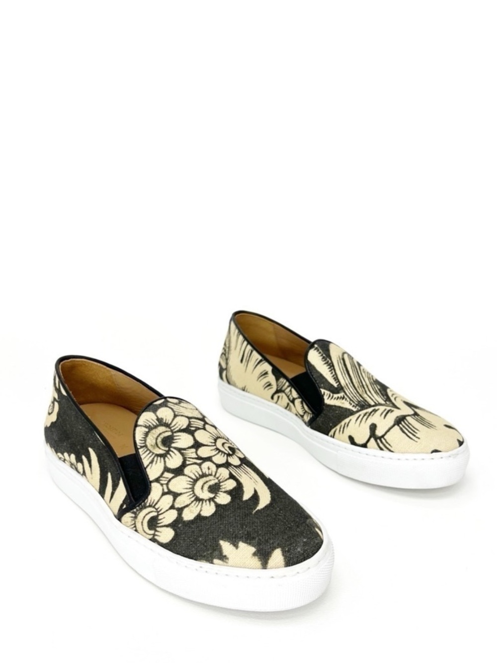Chatelles X Antoinette Poisson Grand Pavot Slip-on Size 37 = 6 Sneaker Black Tan